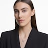Dextera necklace, Intertwined circles, White, Rose gold-tone plated - Swarovski, 5414999