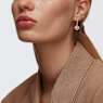 Una drop earrings, Clover, Pink, Rose gold-tone plated - Swarovski, 5516477