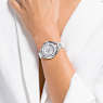Crystalline Aura watch, Swiss Made, Metal bracelet, Silver tone, Stainless steel - Swarovski, 5519462