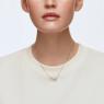 Swarovski Infinity necklace, Infinity, White, Rhodium plated - Swarovski, 5520576