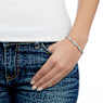 Diapason bracelet, Mixed cuts, White, Rhodium plated - Swarovski, 5528190
