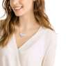 Baron necklace, Leaf, White, Rose gold-tone plated - Swarovski, 5528751