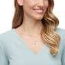 Nude set, White, Rhodium plated - Swarovski, 5528964