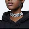 Hyperbola choker, Mixed cuts, Infinity, White, Rhodium plated - Swarovski, 5598359