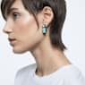Orbita ドロップピアス, アシンメトリーデザイン、オクタゴンカット, マルチカラー, ゴールドトーン・プレーティング - Swarovski, 5600519