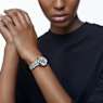 Attract watch, Swiss Made, Pavé, Metal bracelet, Silver tone, Stainless steel - Swarovski, 5610490