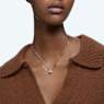 Una necklace, Octagon cut, Pink, Rose gold-tone plated - Swarovski, 5614933