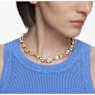 Chroma Tennis necklace, Magnetic closure, Mixed cuts, Multicolored, Rhodium plated - Swarovski, 5616640