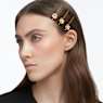 Hair pin, Set (3), Cushion cut, Gold tone, Gold-tone plated - Swarovski, 5616848