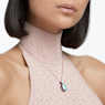Orbita necklace, Octagon cut, Multicolored, Gold-tone plated - Swarovski, 5619787