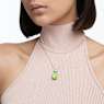 Orbita necklace, Octagon cut, Multicolored, Gold-tone plated - Swarovski, 5619787