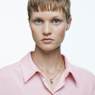 Collana Twist, Bianca, Placcato color oro rosa - Swarovski, 5620549
