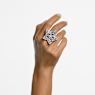 Stella 칵테일 링, 믹스 컷, 별, 화이트, 로듐 플래팅 - Swarovski, 5626367