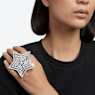 Stella 링, 믹스 컷, 별, 라지, 화이트, 로듐 플래팅 - Swarovski, 5626375