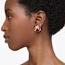 Lucent stud earrings, Pink, Rose gold-tone plated - Swarovski, 5626603