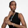 Obesek Millenia, Triliantni rez, Bel, Prevleka iz rodija - Swarovski, 5628352