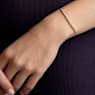 Only bracelet, White, Rhodium plated - Swarovski, 5632066