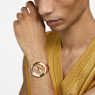 Octea Lux Chrono Uhr, Schweizer Produktion, Lederarmband, Braun, Vergoldetes Finish - Swarovski, 5632260