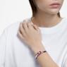 Lucent bangle, Magnetic closure, Pink, Stainless steel - Swarovski, 5633628