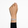 Pulsera Idyllia Lilia, Mariposa, Blanca, Baño de rodio - Swarovski, 5636429