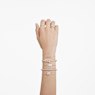 Generation bangle, White, Rose gold-tone plated - Swarovski, 5636588