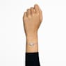 Latisha armband, Bloem, Meerkleurig, Rodium toplaag - Swarovski, 5636590