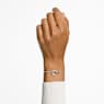 Lovely bracelet, Heart, White, Gold-tone plated - Swarovski, 5636964