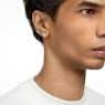 Clous d'oreilles Constella, Taille ronde, Blanches, Placage de ton or rosé - Swarovski, 5638801