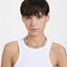 Dextera ketting, Statement, Gemengde schakels, Wit, Rodium toplaag - Swarovski, 5639333