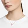 Una 네크리스, 옥타곤 컷, 퍼플, 로즈골드 톤 플래팅 - Swarovski, 5640291