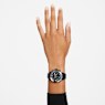 Reloj, 39 mm, Fabricado en Suiza, Brazalete de metal, Negro, Acabado negro - Swarovski, 5641393