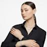 Gema リング, ミックスカット, フラワー, ホワイト, ロジウム・プレーティング - Swarovski, 5644665
