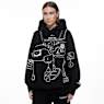 Sweat à capuche ADVISORY BOARD CRYSTALS, Dazzling Colorless Objects, Noir - Swarovski, 5644718
