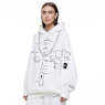 ADVISORY BOARD CRYSTALS, Gray Objects Displaced by Refraction Kapuzenpullover, Weiß - Swarovski, 5644722