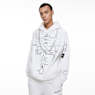 ADVISORY BOARD CRYSTALS, Gray Objects Displaced by Refraction Kapuzenpullover, Weiß - Swarovski, 5644722
