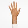 Stella Armband, Pavé, Stjärna, Vit, Roséguldfärgad plätering - Swarovski, 5645461