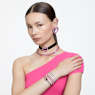 Orecchini a clip Sublima, Cuore, Grandi, Viola, Placcato rodio - Swarovski, 5646573