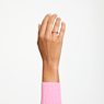Matrix ring, Baguette cut, Pink, Rose gold-tone plated - Swarovski, 5648286