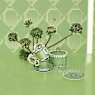 Signum espresso cup with saucer, Porcelain, Green - Swarovski, 5648499