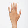 Matrix Ring, Baguette-Schliff, Grau, Rutheniert - Swarovski, 5648918