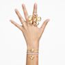 Idyllia Cocktailring, Blume, Gelb, Goldlegierungsschicht - Swarovski, 5650566