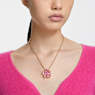 Idyllia ネックレス, フラワー, ピンク, ゴールドトーン・プレーティング - Swarovski, 5650569