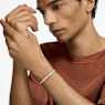 Dextera กำไล, ทรงแปดเหลี่ยม, ขาว, เคลือบโทนสีทอง - Swarovski, 5652336