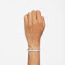 Dextera bangle, Octagon shape, White, Rhodium plated - Swarovski, 5652337