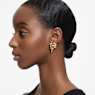 Gema drop earrings, Mixed cuts, Flower, Yellow, Gold-tone plated - Swarovski, 5652802