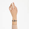 Crystal Rock Oval watch, Swiss Made, Crystal bracelet, Gray, Rose gold-tone finish - Swarovski, 5656857