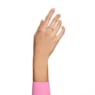 Matrix ring, Round cut, Pink, Rhodium plated - Swarovski, 5658854