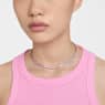 Collana Matrix Tennis, Taglio Round, Piccola, Rosa, Placcato rodio - Swarovski, 5661193