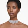 Girocollo Mesmera, Taglio misto, Bianco, Placcato rodio - Swarovski, 5661523