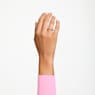 Matrix ring, Baguette cut, Pink, Rose gold-tone plated - Swarovski, 5662103